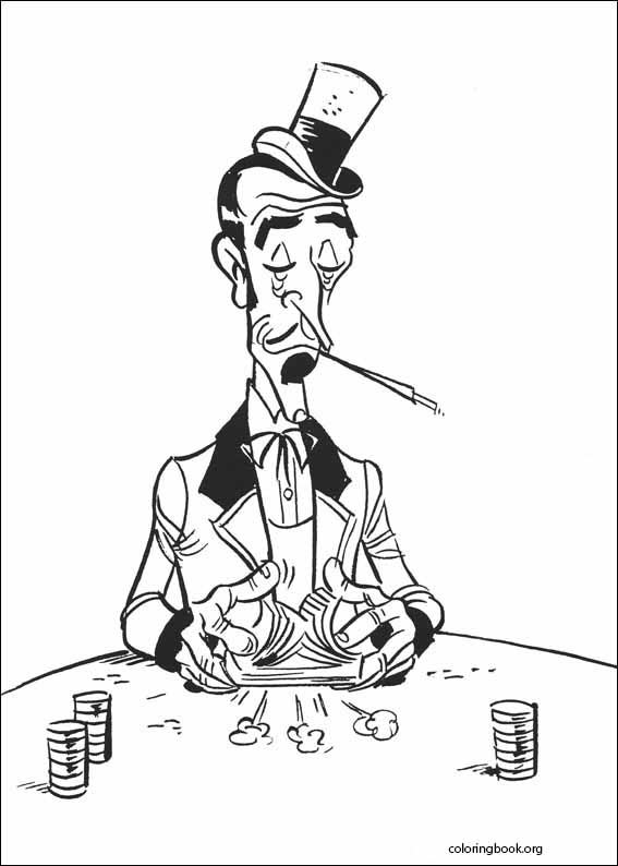 Lucky Luke coloring page (021)