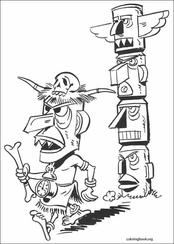 Lucky Luke coloring page (024)