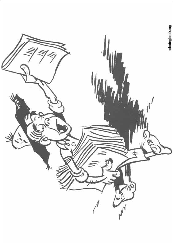Lucky Luke coloring page (027)