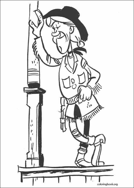 Lucky Luke coloring page (031)