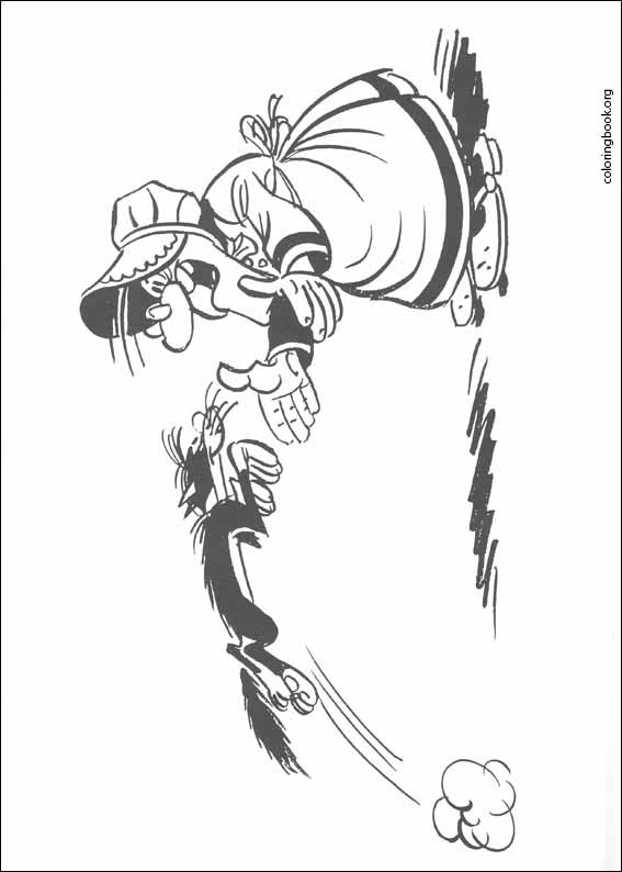 Lucky Luke coloring page (032)