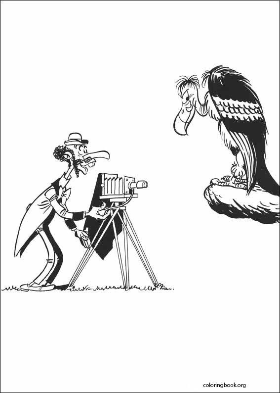 Lucky Luke coloring page (033)