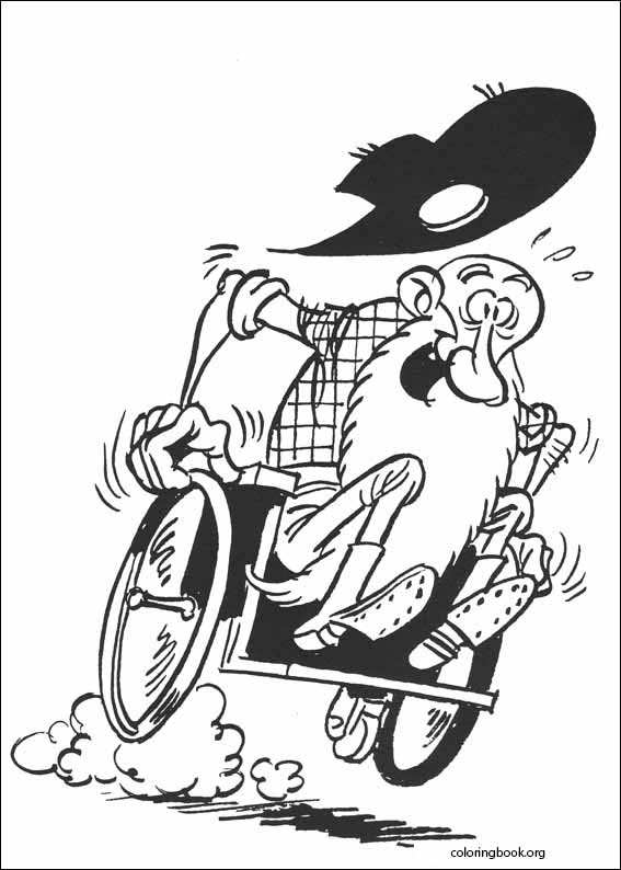 Lucky Luke coloring page (034)