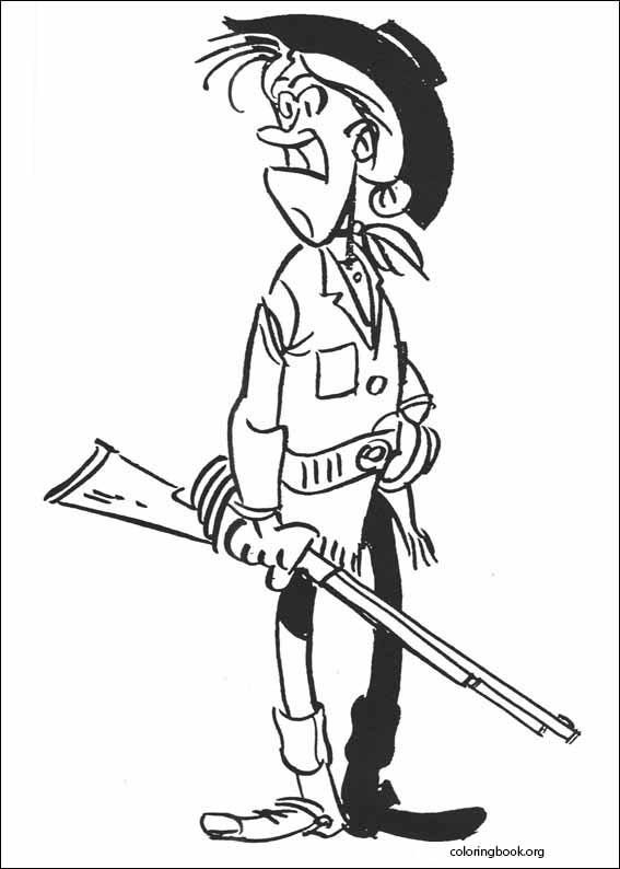 Lucky Luke coloring page (038)