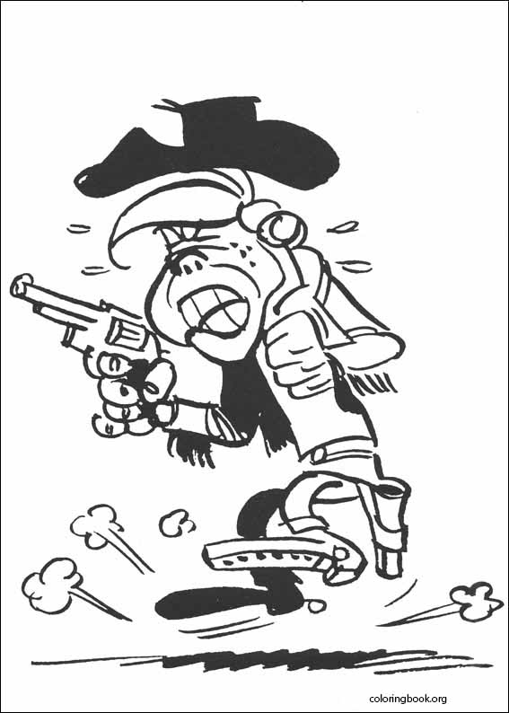 Lucky Luke coloring page (039)