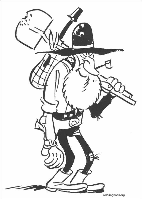 Lucky Luke coloring page (042)