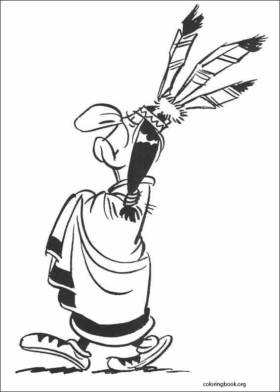 Lucky Luke coloring page (044)