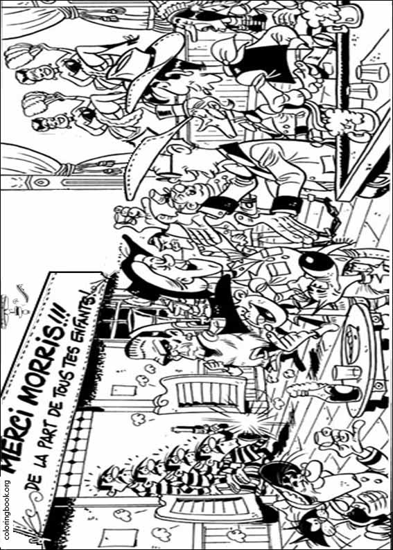Lucky Luke coloring page (051)