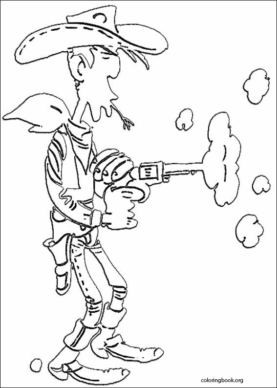 Lucky Luke coloring page (062)