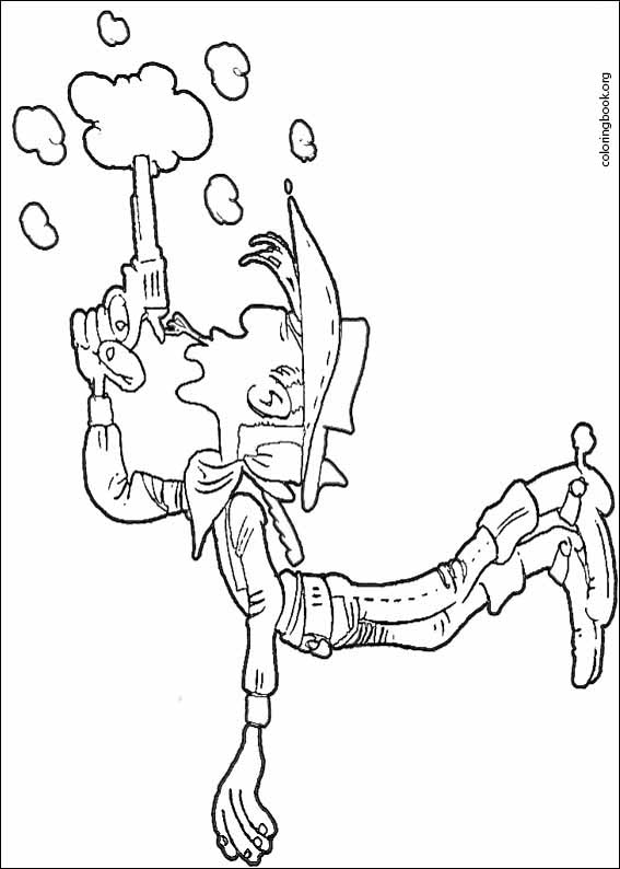 Lucky Luke coloring page (063)