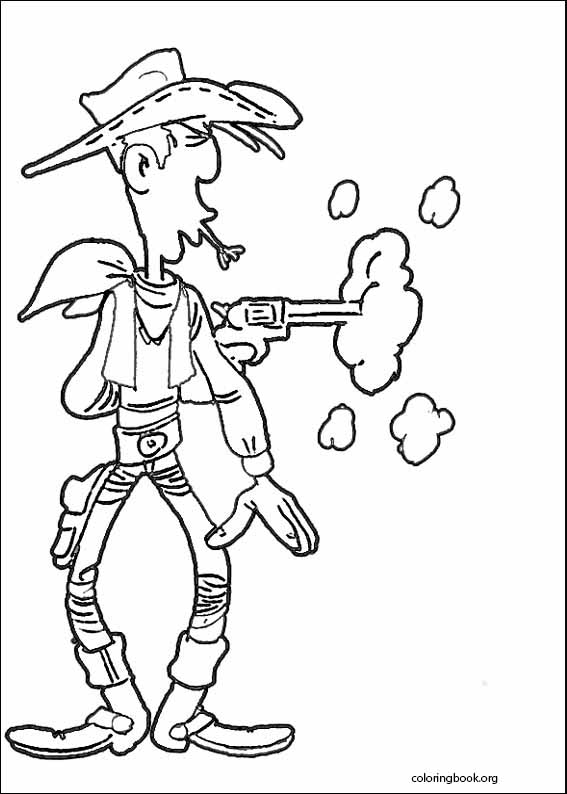Lucky Luke coloring page (064)