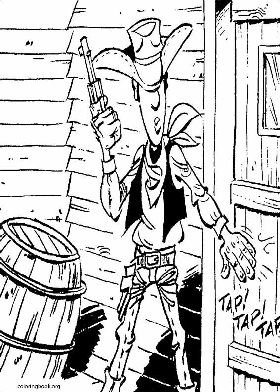 Lucky Luke coloring page (066)