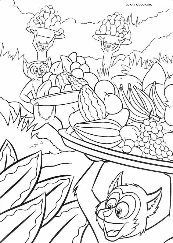 Madagascar coloring page (004)