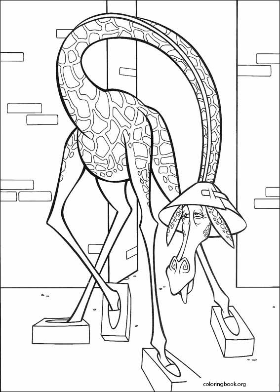 Madagascar coloring page (005)