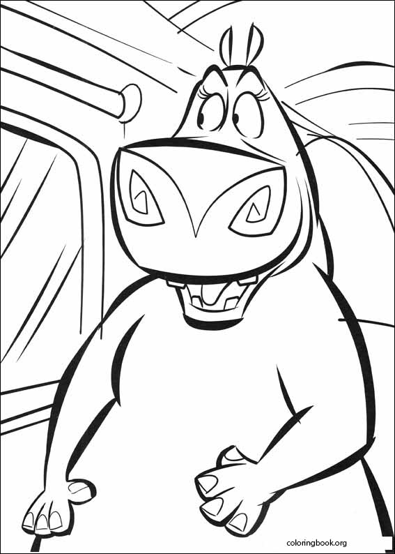 Madagascar 2 coloring page (001)