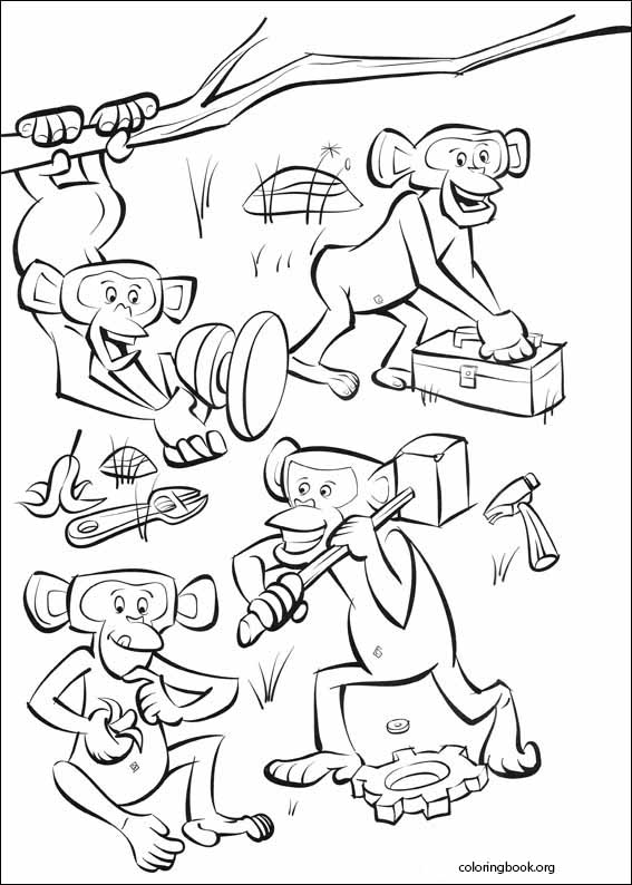 Madagascar 2 coloring page (006)