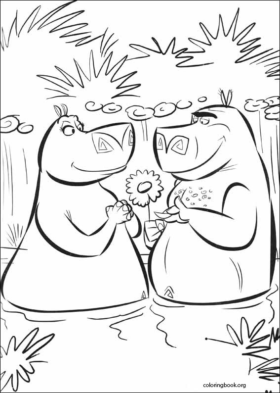Madagascar 2 coloring page (009)