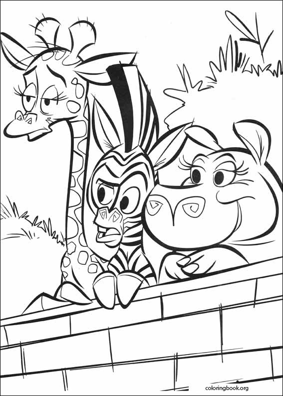 Madagascar 2 coloring page (015)