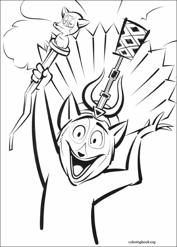 Madagascar 2 coloring page (016)
