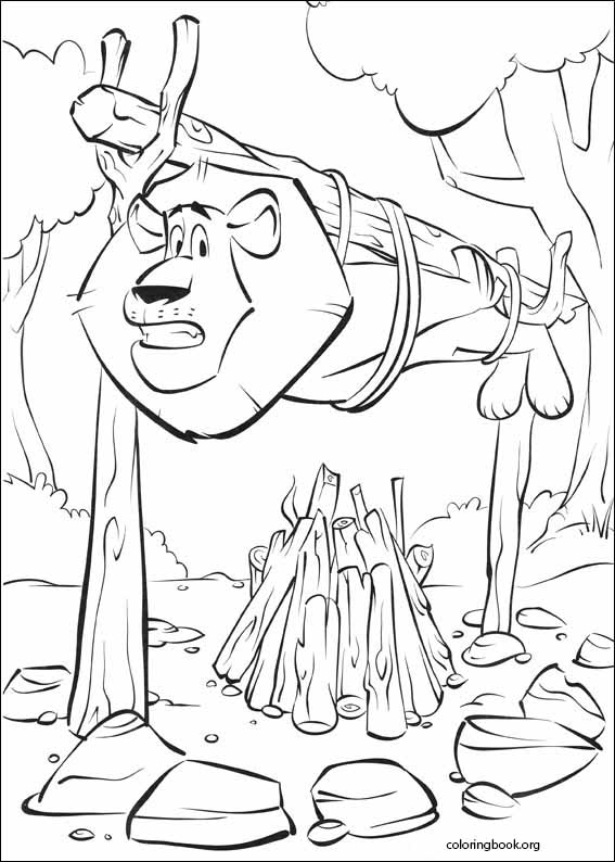 Madagascar 2 coloring page (021)