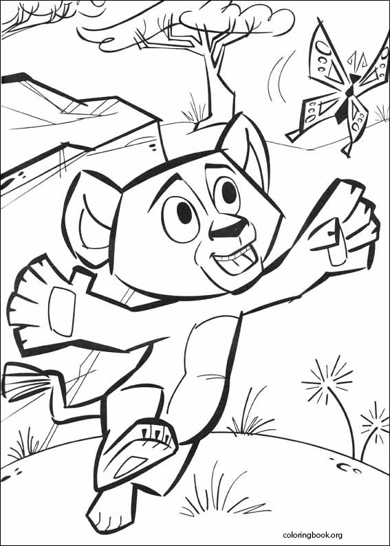 Madagascar 2 coloring page (027)
