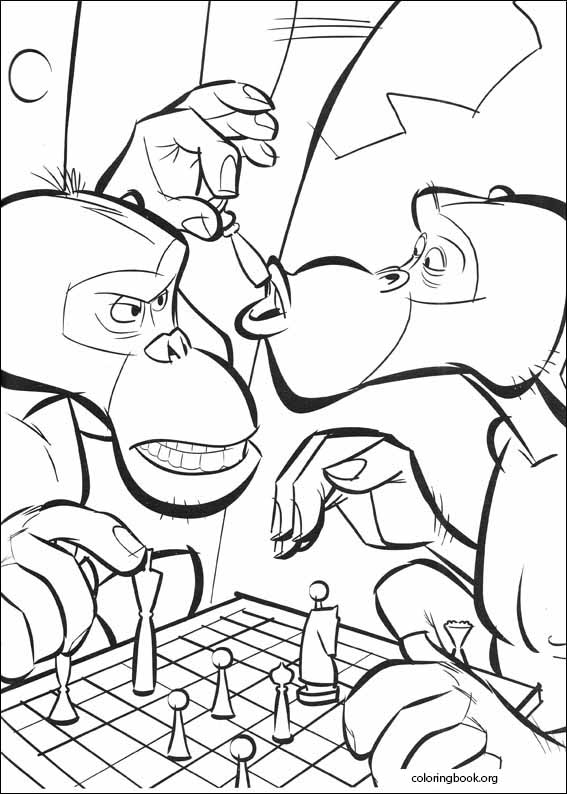 Madagascar 2 coloring page (030)
