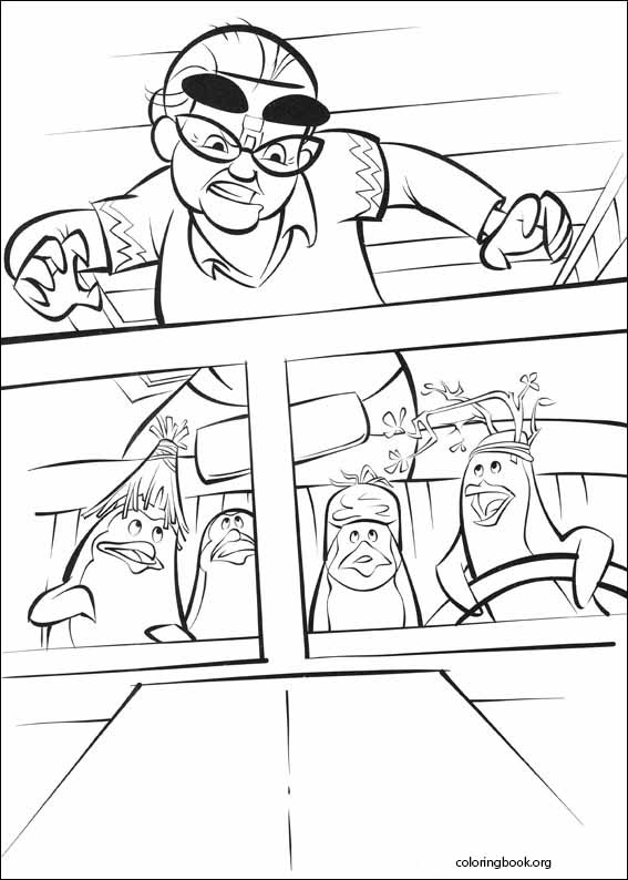 Madagascar 2 coloring page (032)