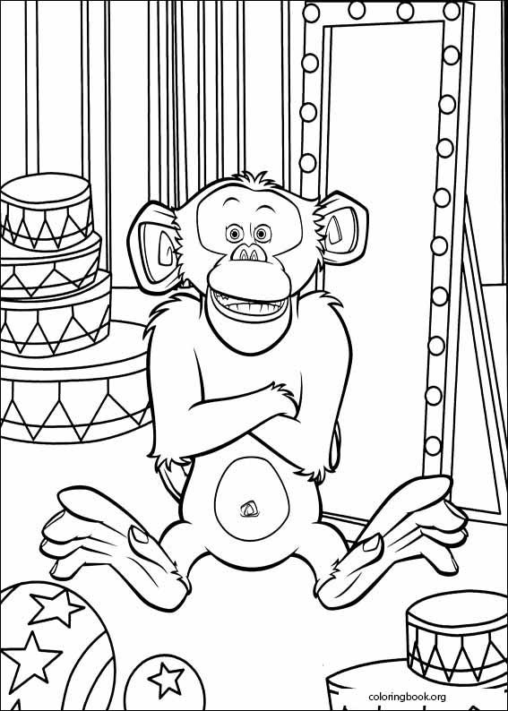 Madagascar 3 coloring page (004)