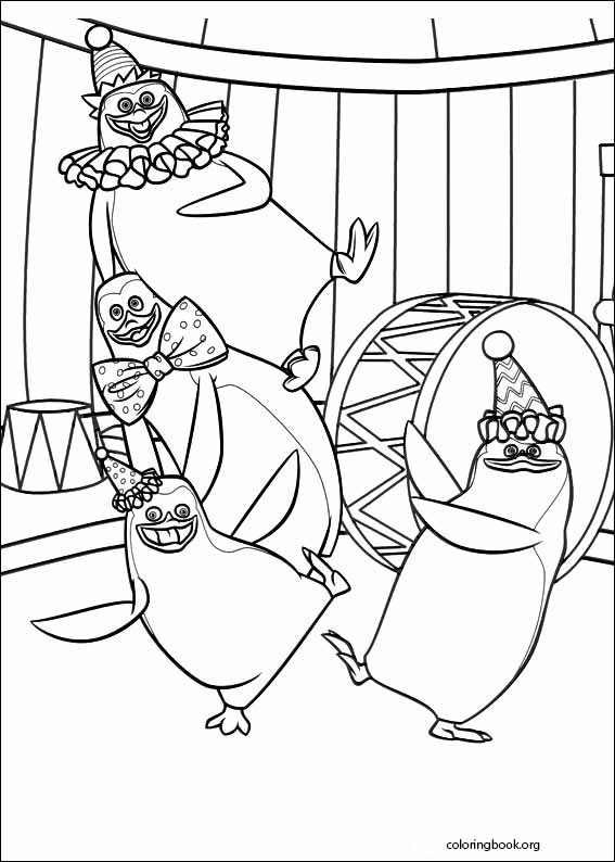 Madagascar 3 coloring page (005)