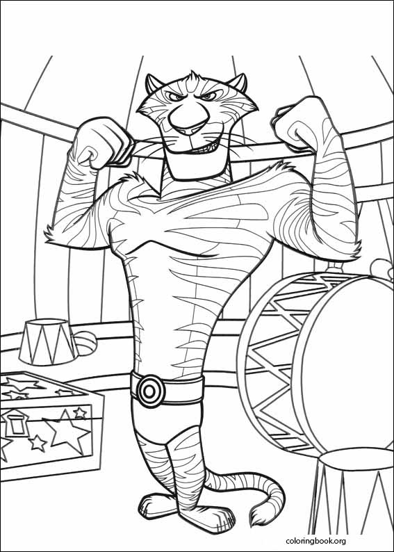 Madagascar 3 coloring page (007)