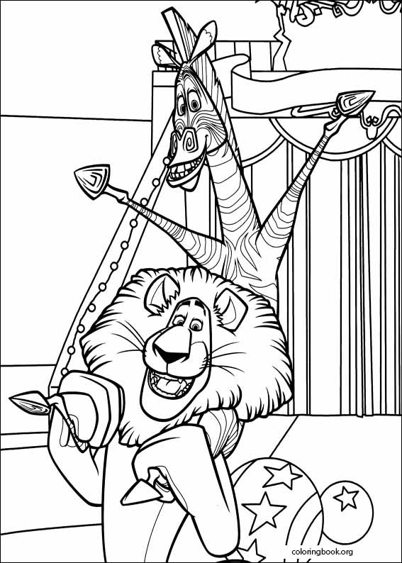 Madagascar 3 coloring page (008)