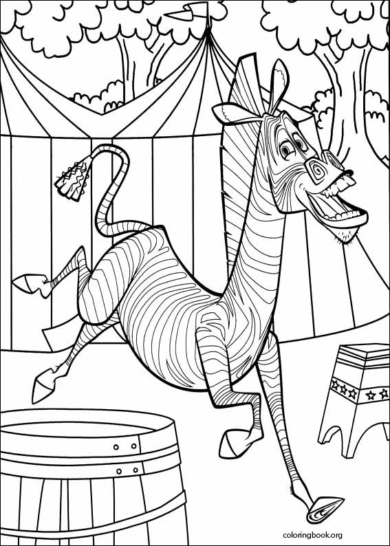 Madagascar 3 coloring page (010)