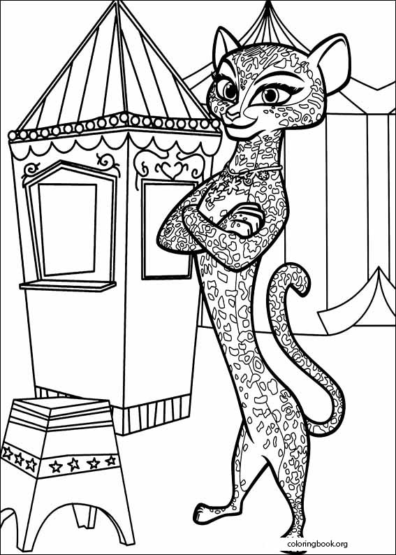 Madagascar 3 coloring page (013)