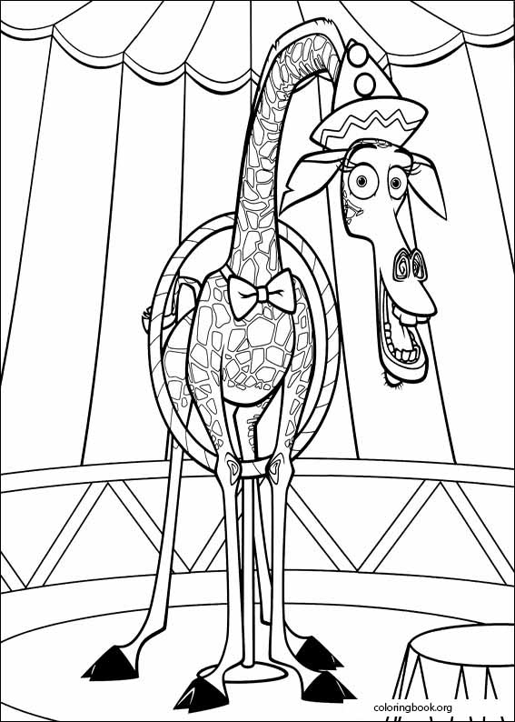 Madagascar 3 coloring page (015)