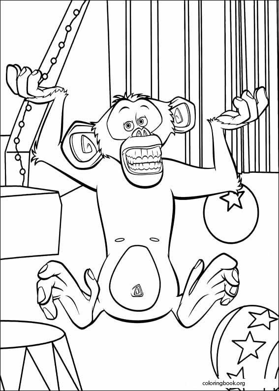 Madagascar 3 coloring page (016)