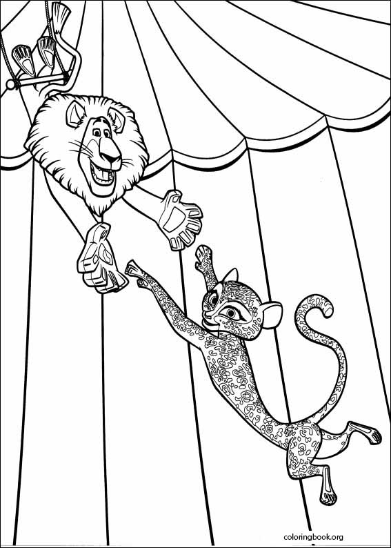 Madagascar 3 coloring page (018)