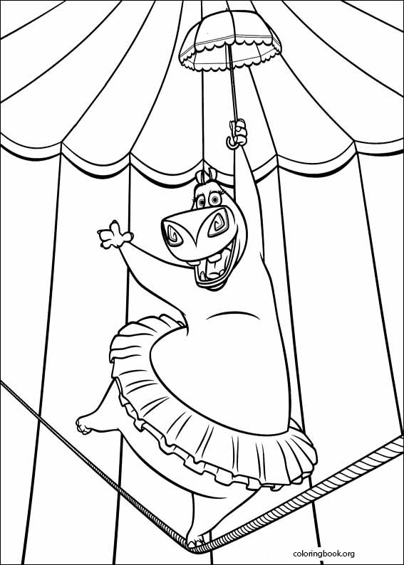 Madagascar 3 coloring page (020)