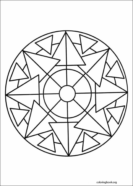 Mandalas coloring page (068)