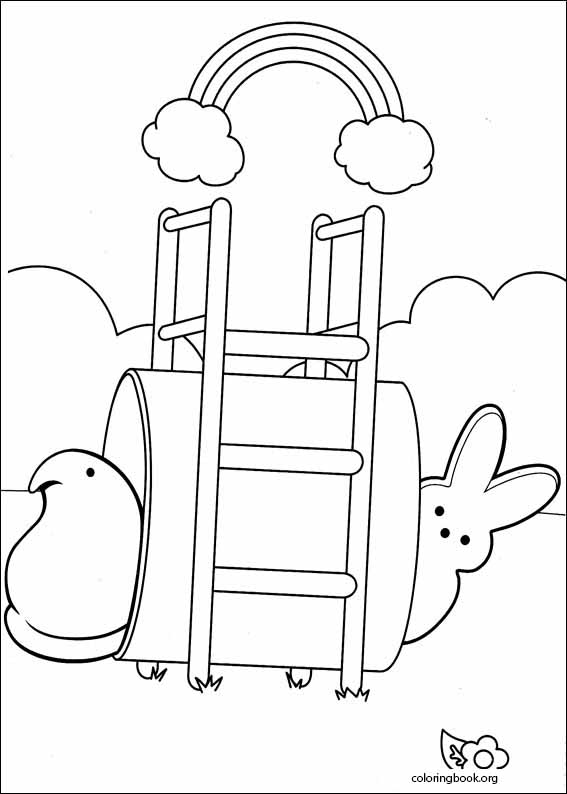Marshmallow Peeps coloring page (008)