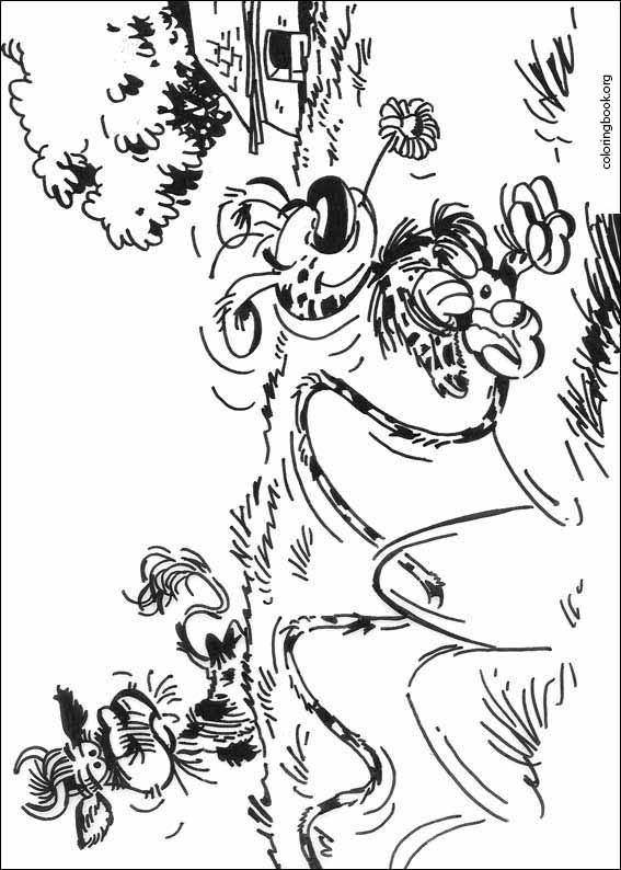 Marsupilami coloring page (001)