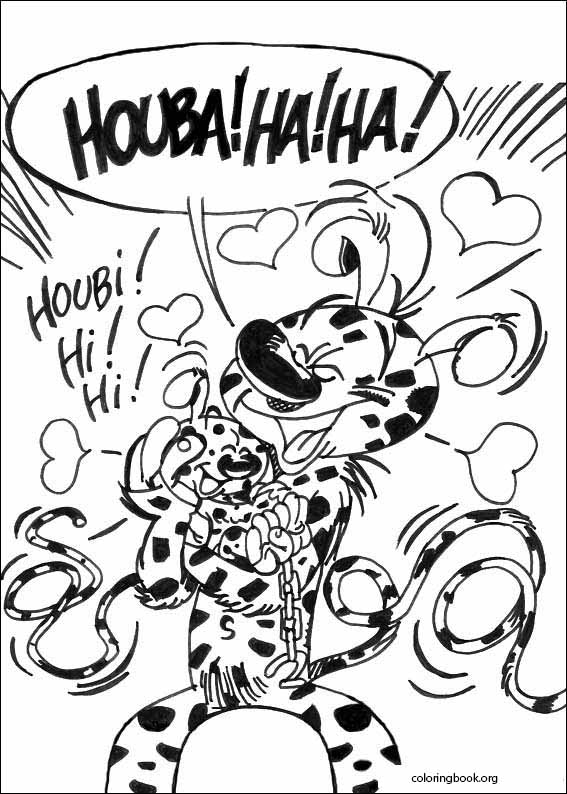 Marsupilami coloring page (003)