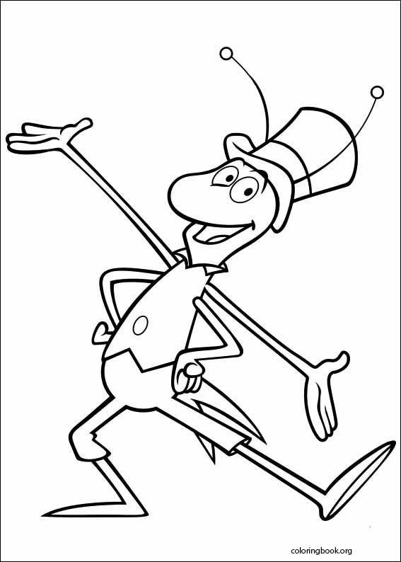 Maya The Bee coloring page (001)