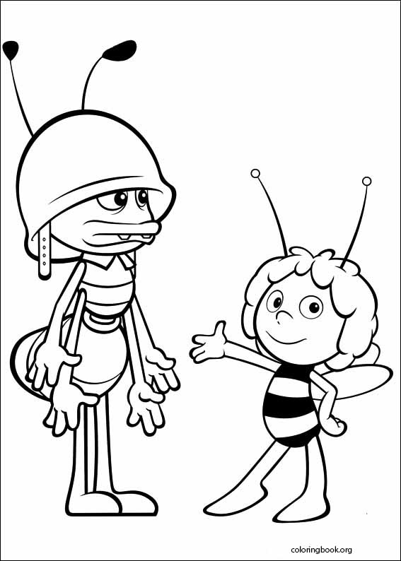 Maya The Bee coloring page (009)