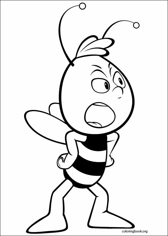 Maya The Bee coloring page (010)