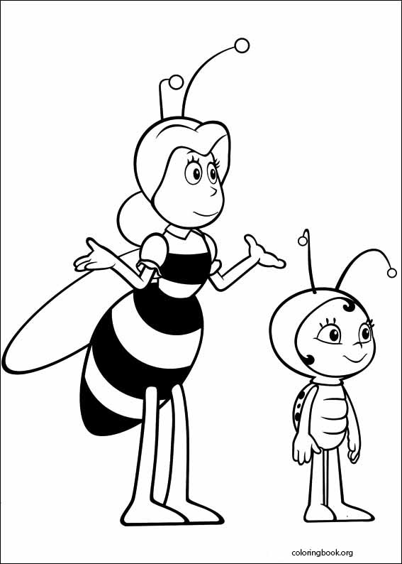 Maya The Bee coloring page (012)