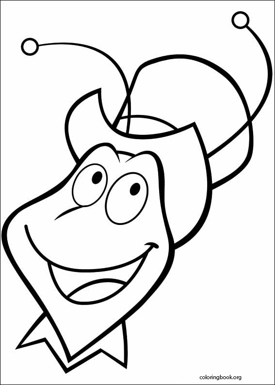 Maya The Bee coloring page (017)
