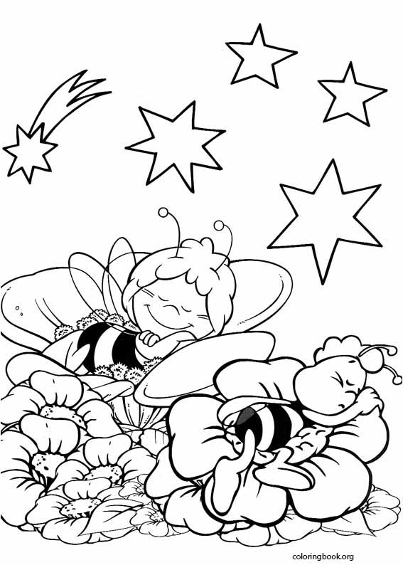 Maya The Bee coloring page (021)