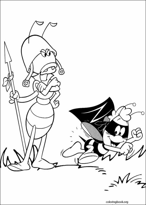 Maya The Bee coloring page (024)