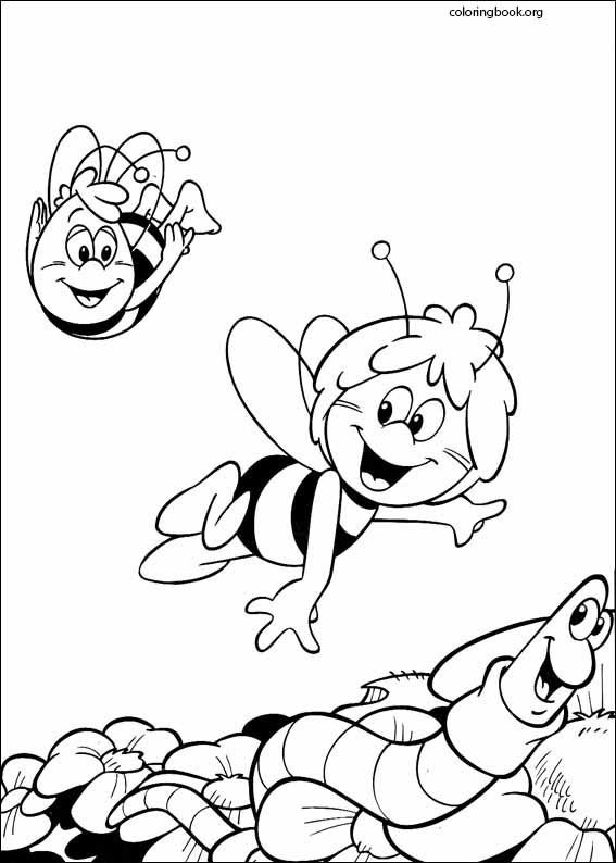 Maya The Bee coloring page (026)