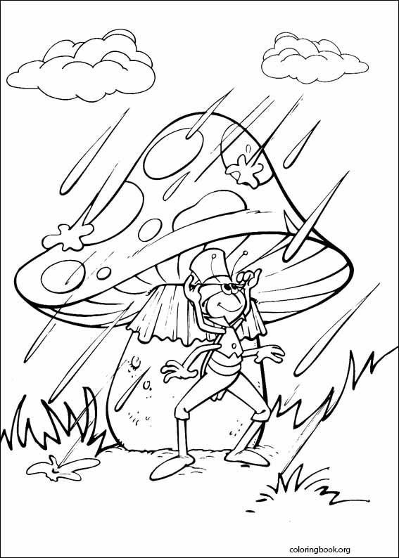 Maya The Bee coloring page (027)